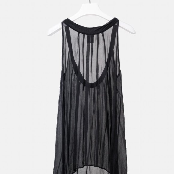 Kristensen Du Nord Black Sheer Tank - Picture 2 of 8